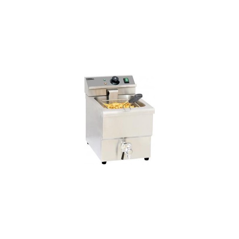 Friteuse électrique avec vanne de vidange 8 litres Friteuse électrique avec vanne de vidange 8 litres