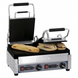 Grill Panini double Premium Lisse - Lisse avec minuteur CASSELIN CGP2LLPT