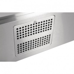 TABLE RÉFRIGÉRÉE POSITIVE PLAN DE TRAVAIL EN MARBRE POLAR SÉRIE G 3 PORTES 368L CL109