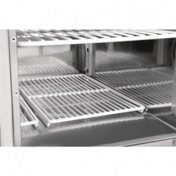 COMPTOIR DE PRÉPARATION PIZZA ET SALADE RÉFRIGÉRÉ 3 PORTES 368L CN267