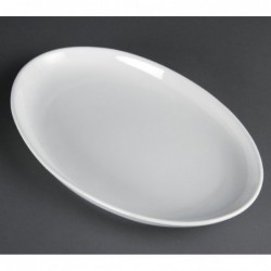 Assiettes creuses ovales Olympia 365 x 235mm (Lot de 2) CC891 Olympia