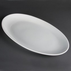 Assiette creuse ovale Olympia 500 x 290mm CC892 Olympia