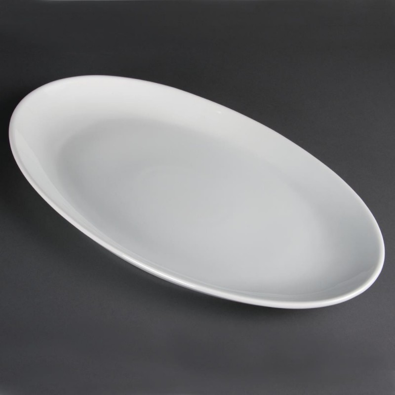 Assiette creuse ovale Olympia 500 x 290mm CC892 Olympia Assiette creuse ovale Olympia 500 x 290mm CC892 Olympia