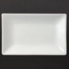 Plat rectangulaire de service 200 x 130mm Olympia (Lot de 6) CC893 Olympia