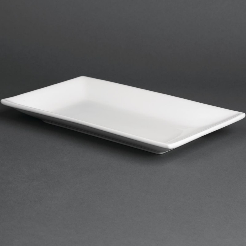 Plat rectangulaire de service 250 x 150mm Olympia (Lot de 4) CC894 Olympia Plat rectangulaire de service 250 x 150mm Olympia (Lot de 4) CC894 Olympia