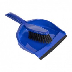 Set balayette à poils doux et pelle Jantex bleu CC932 Jantex