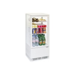 Mini vitrine réfrigérée positive 78L Blanche