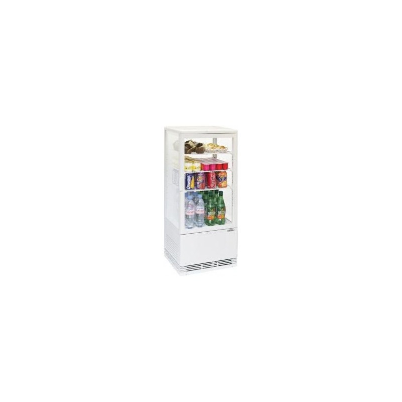 Mini vitrine réfrigérée positive 78L Blanche Mini vitrine réfrigérée positive 78L Blanche