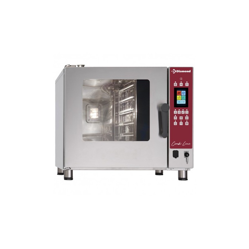 Four électrique TOUCH SCREEN vapeur - convection 5x GN 1/1 - AUTO-CLEANING Diamond DFV-511/PTS Four électrique TOUCH SCREEN vapeur - convection 5x GN 1/1 - AUTO-CLEANING Diamond DFV-511/PTS