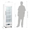 VITRINE RÉFRIGÉRÉE POSITIVE POLAR SÉRIE G 218L DM075