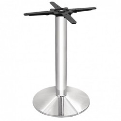 Pied de table rond chromé Bolero CD214 Bolero