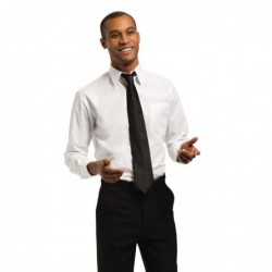 Chemise mixte Uniform Works manches longues blanche L A730-L Chef Works