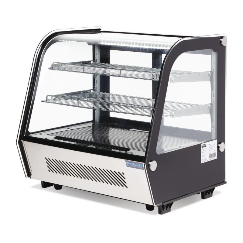 Vitrine réfrigérée de comptoir noire Polar Série G 120L CD229 Polar Vitrine réfrigérée de comptoir noire Polar Série G 120L CD229 Polar