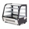 Vitrine réfrigérée de comptoir noire Polar Série G 120L CD229 Polar