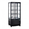 Vitrine réfrigérée avec portes incurvées Polar Série C 86L DP288
