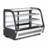 Vitrine réfrigérée de comptoir noire Polar Série G 160L CD230 Polar
