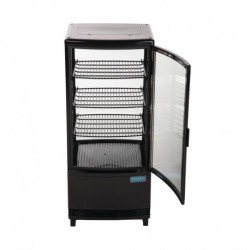 Vitrine réfrigérée avec portes incurvées Polar Série C 86L DP288