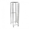 Chariot à glissières inox Gastro M 600x400mm 18 niveaux DS459