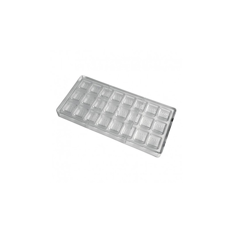 Moule pour carrés ondulés de chocolats -Schneider DW295 Moule pour carrés ondulés de chocolats -Schneider DW295