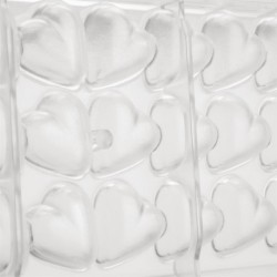 Moule chocolat coeur - Taille empreinte: 33 x 31 x 15mm. 32 Piece - Schneider DW297