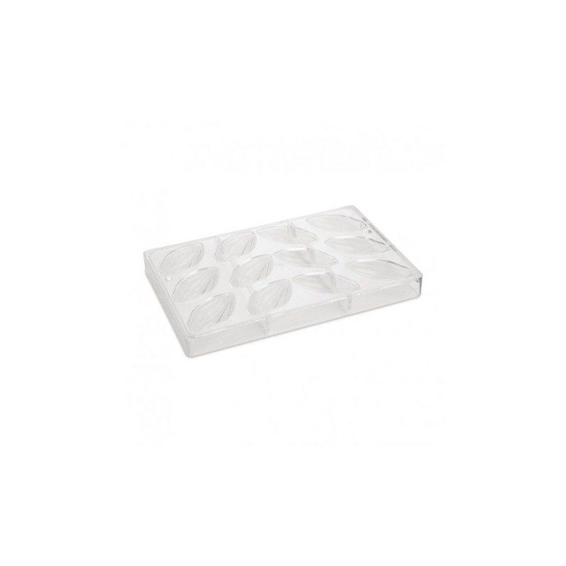 Moules fèves de chocolat - 73.7 x 38 x 20mm. 32 Pieces - Schneider DW299 Moules fèves de chocolat - 73.7 x 38 x 20mm. 32 Pieces - Schneider DW299