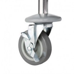 CHARIOT DE DÉBARRASSAGE INOX 3 NIVEAUX PETITE TAILLE VOGUE F993