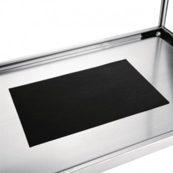 CHARIOT DE DÉBARRASSAGE INOX 3 NIVEAUX PETITE TAILLE VOGUE F993