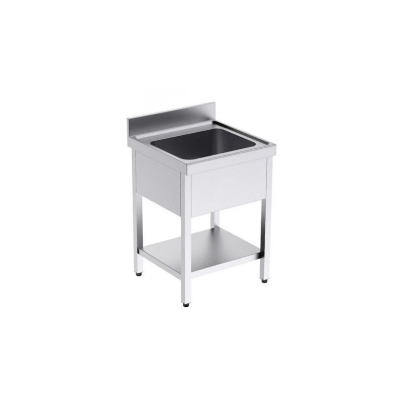 800x700x850/920 mm FB0E7080 Distform acier inoxydable évier avec bâti et étagère bac et égouttoir 800x700x850/920 mm FB0E7080 Distform acier inoxydable évier avec bâti et étagère bac et égouttoir