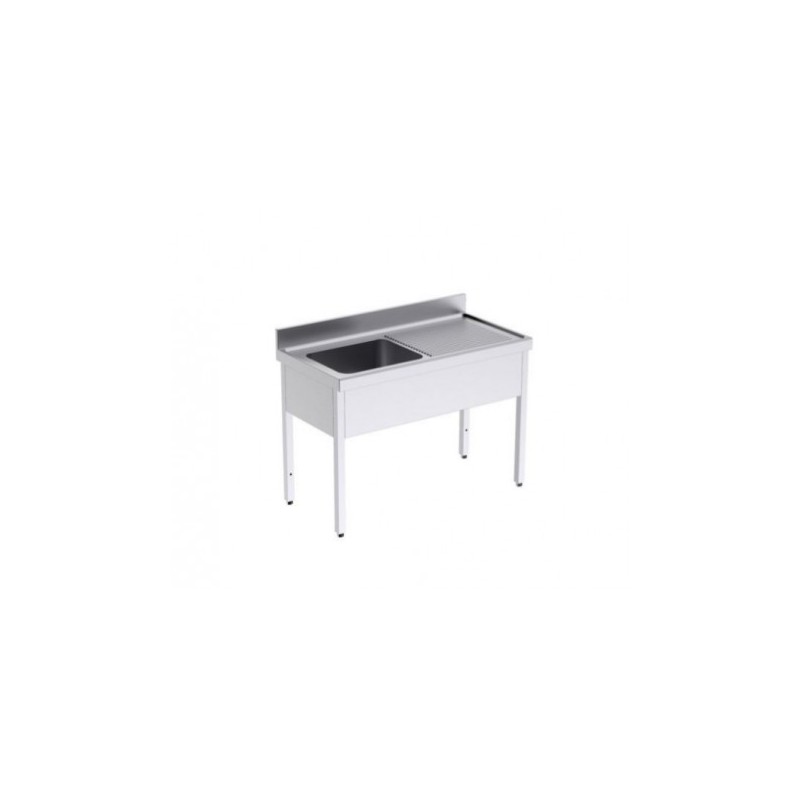 1000x700x850/920 mm FBD07100 Distform évier avec bâti bac à gauche ou à droite et égouttoir acier inoxydable 1000x700x850/920 mm FBD07100 Distform évier avec bâti bac à gauche ou à droite et égouttoir acier inoxydable