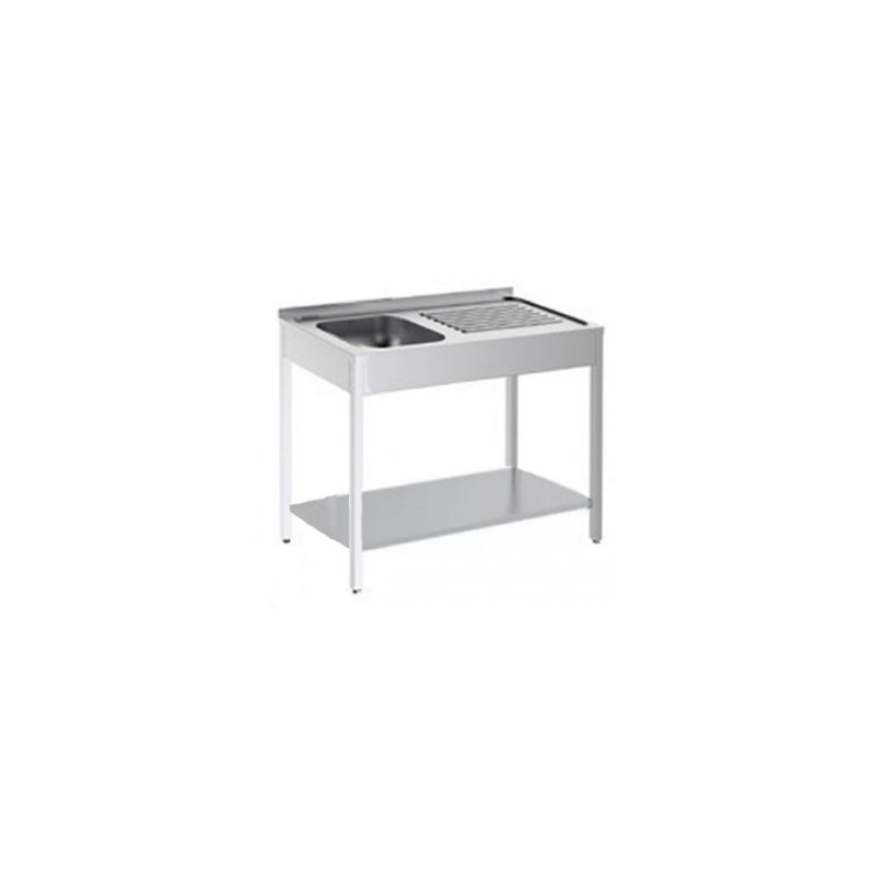 80x50x85/88 cm Distform FSD15080 Plonge avec bâti bac à gauche 80x50x85/88 cm Distform FSD15080 Plonge avec bâti bac à gauche