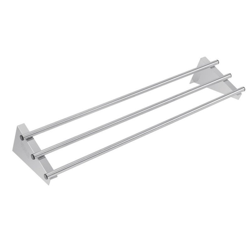 Etagère murale tubulaire Vogue acier inoxydable 1200mm CD551 Vogue Etagère murale tubulaire Vogue acier inoxydable 1200mm CD551 Vogue