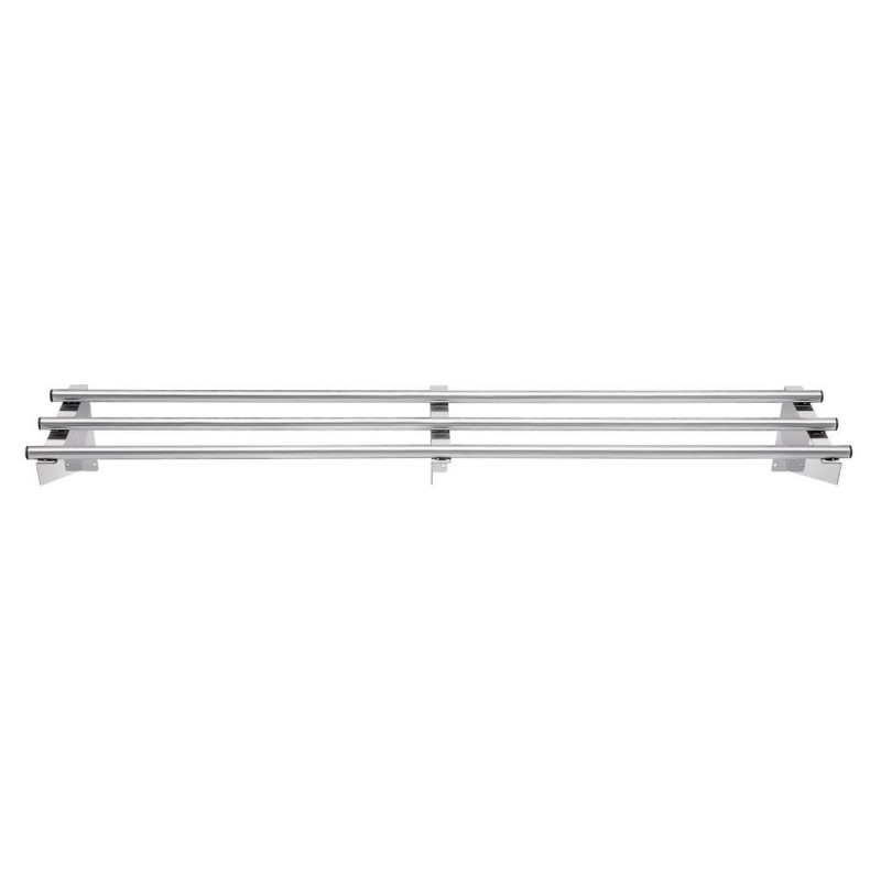Etagère murale tubulaire Vogue acier inoxydable 1500mm CD552 Vogue Etagère murale tubulaire Vogue acier inoxydable 1500mm CD552 Vogue