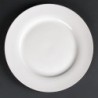 Assiettes rondes à bord large Olympia Lumina 270mm (Lot de 4) CD625 Olympia