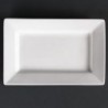 Assiettes rectangulaires à bord large Olympia Lumina 200 x 130mm (Lot de 6) CD629 Olympia