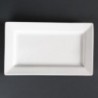 Assiettes rectangulaires à bord large Olympia Lumina 257 x 155mm (Lot de 4) CD630 Olympia