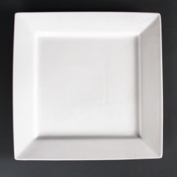Assiettes carrées Lumina 295mm (Lot de 2) CD634 Olympia