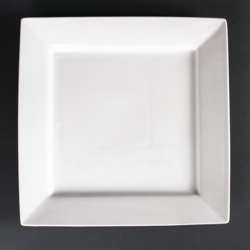 Assiettes carrées Lumina 295mm (Lot de 2) CD634 Olympia Assiettes carrées Lumina 295mm (Lot de 2) CD634 Olympia