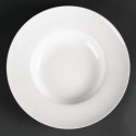 Assiettes creuses à soupe ou pâtes Olympia Lumina 205mm (Lot de 6) CD635 Olympia