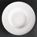 Assiettes creuses à soupe ou pâtes Olympia Lumina 260mm (Lot de 4) CD636 Olympia