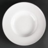 Assiettes creuses à soupe ou pâtes Olympia Lumina 260mm (Lot de 4) CD636 Olympia