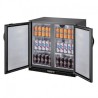 ARRIÈRE-BAR DEUX PORTES PLEINES POLAR SÉRIE G 850MM 198L GE998
