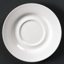 Soucoupes rondes Olympia Lumina 156mm (Lot de 6) CD648 Olympia