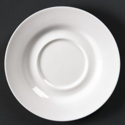 Soucoupes rondes Olympia Lumina 156mm (Lot de 6) CD648 Olympia