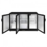 ARRIÈRE-BAR TROIS PORTES PLEINES POLAR SÉRIE G 850MM 320L GE999