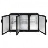 ARRIÈRE-BAR TROIS PORTES PLEINES POLAR SÉRIE G 850MM 320L GE999