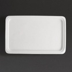 Plat blanc GN 1/1 Olympia Whiteware 30mm CD714 Olympia