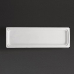 Plat blanc GN 2/4 Olympia Whiteware 30mm CD715 Olympia