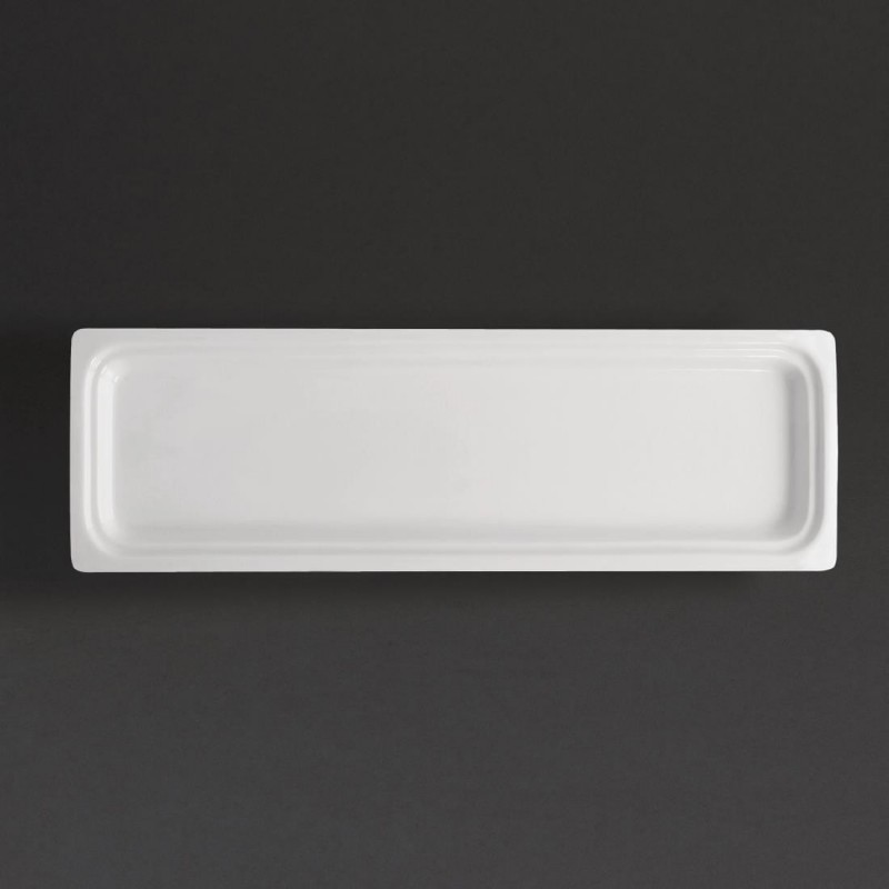 Plat blanc GN 2/4 Olympia Whiteware 30mm CD715 Olympia Plat blanc GN 2/4 Olympia Whiteware 30mm CD715 Olympia