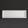 Plat blanc GN 2/4 Olympia Whiteware 30mm CD715 Olympia