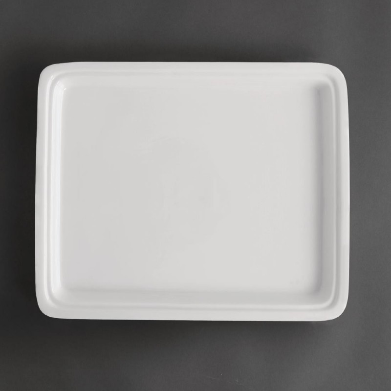 Plat blanc GN 1/2 Olympia Whiteware 30mm CD716 Olympia Plat blanc GN 1/2 Olympia Whiteware 30mm CD716 Olympia